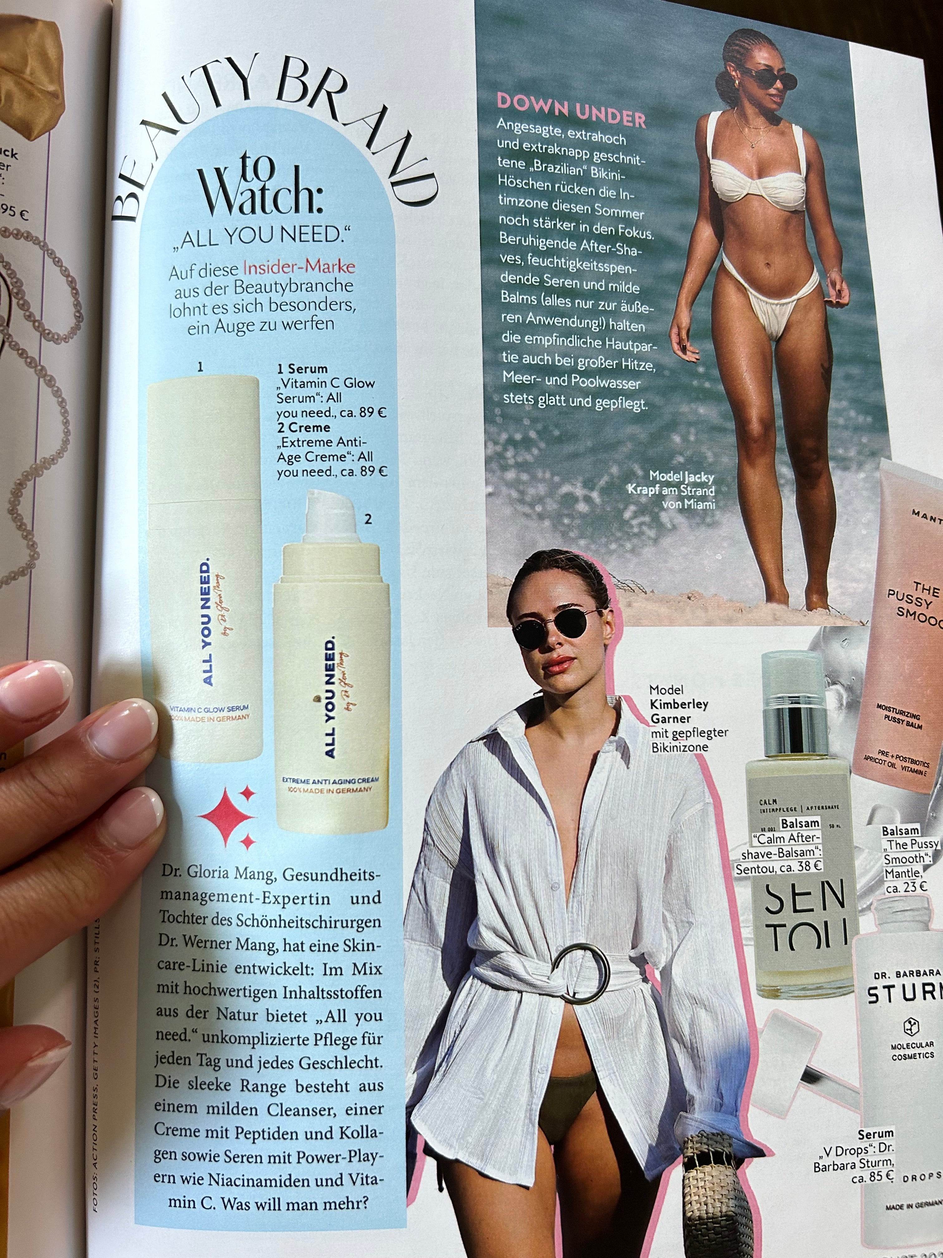 SKINCARE ALL YOU NEED In Style Germany Ausgabe 8